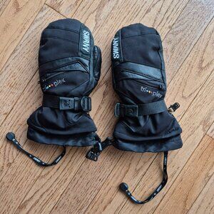 Swany Junior X-Change Mittens Youth (7-8) Black